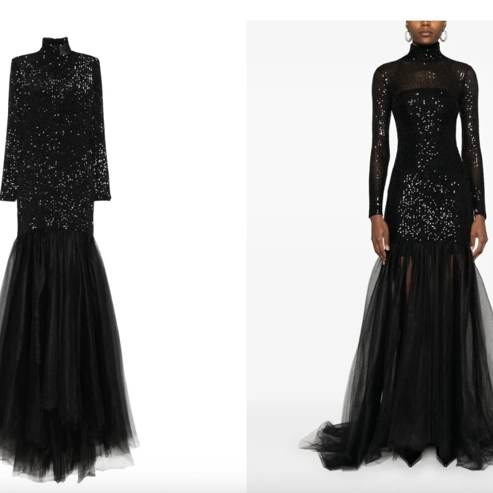 Sequined Mermaid Gown